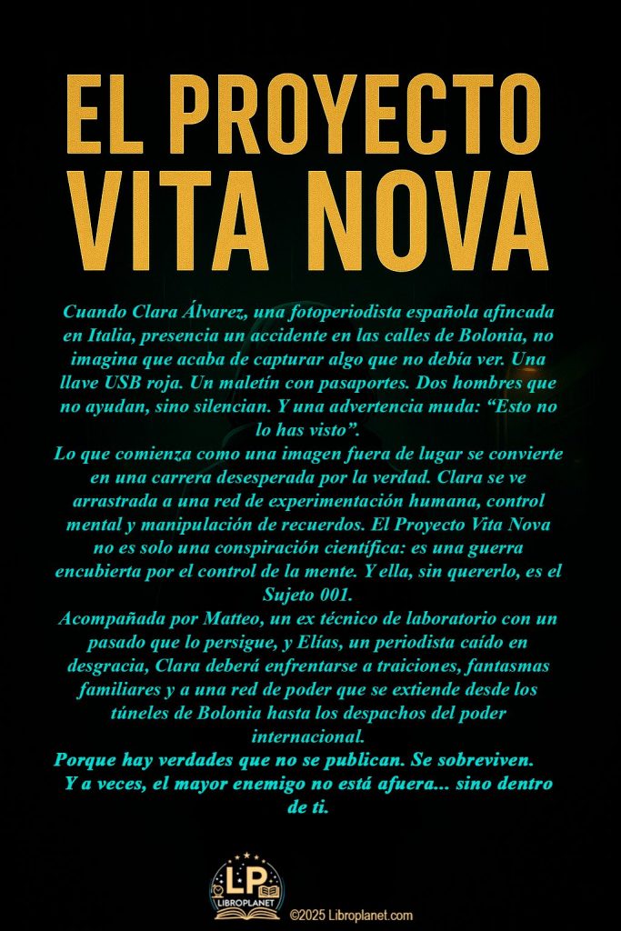 Contraportada El proyecto vita nova